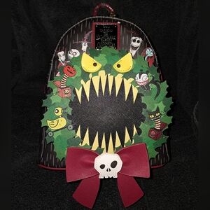 NBC Scarey Wreath Loungefly Mini Backpack
